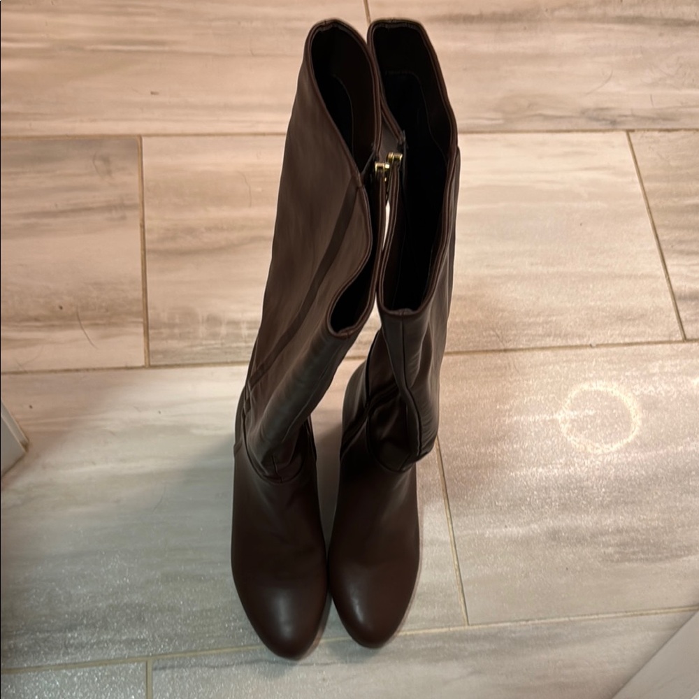 Elegant Brown Knee-High Boots